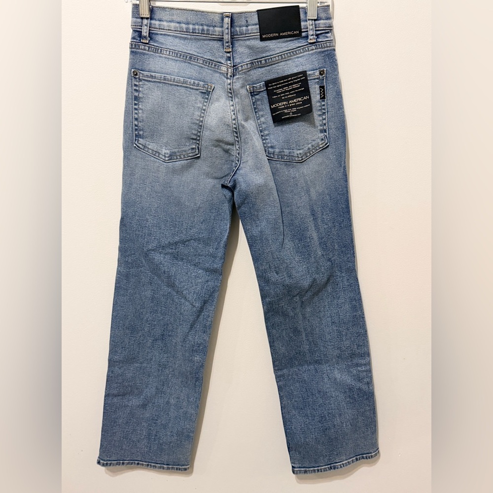 NEW Modern American Jackson Full Crop in Lakeshore Women's Jeans Sz 25 - Picture 3 of 11